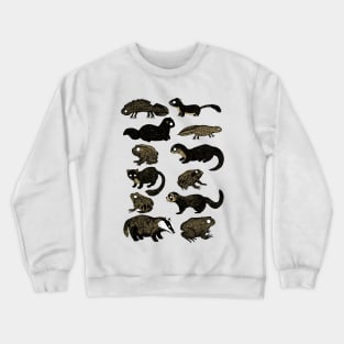 British Wildlife Illustrations Crewneck Sweatshirt